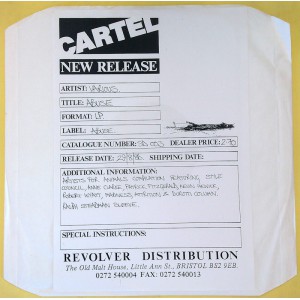 Various ABUSE - ARTISTS FOR ANIMALS (Slip Records SD 003) UK 1986 white label test-pressing mini-LP (Alternative Rock, Ska, Prog Rock, Indie Rock)